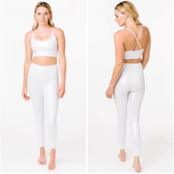 ZYIA Other - ZYIA Active White Unicorn Luxe High Rise Leggings Women’s Size 6-8 Medium